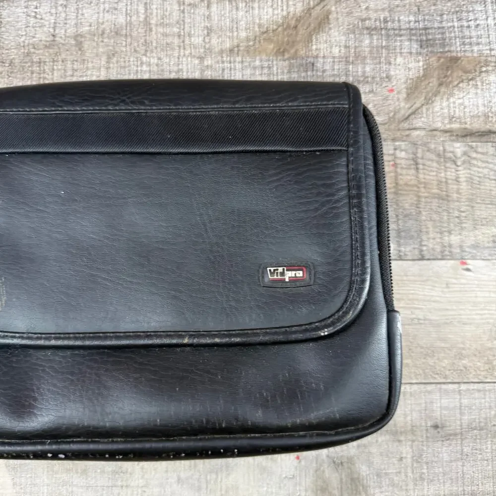 Vintage Vidpro Leather Camera Carrying Case Handbag